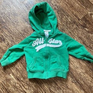 Carters hooded zip up jacket